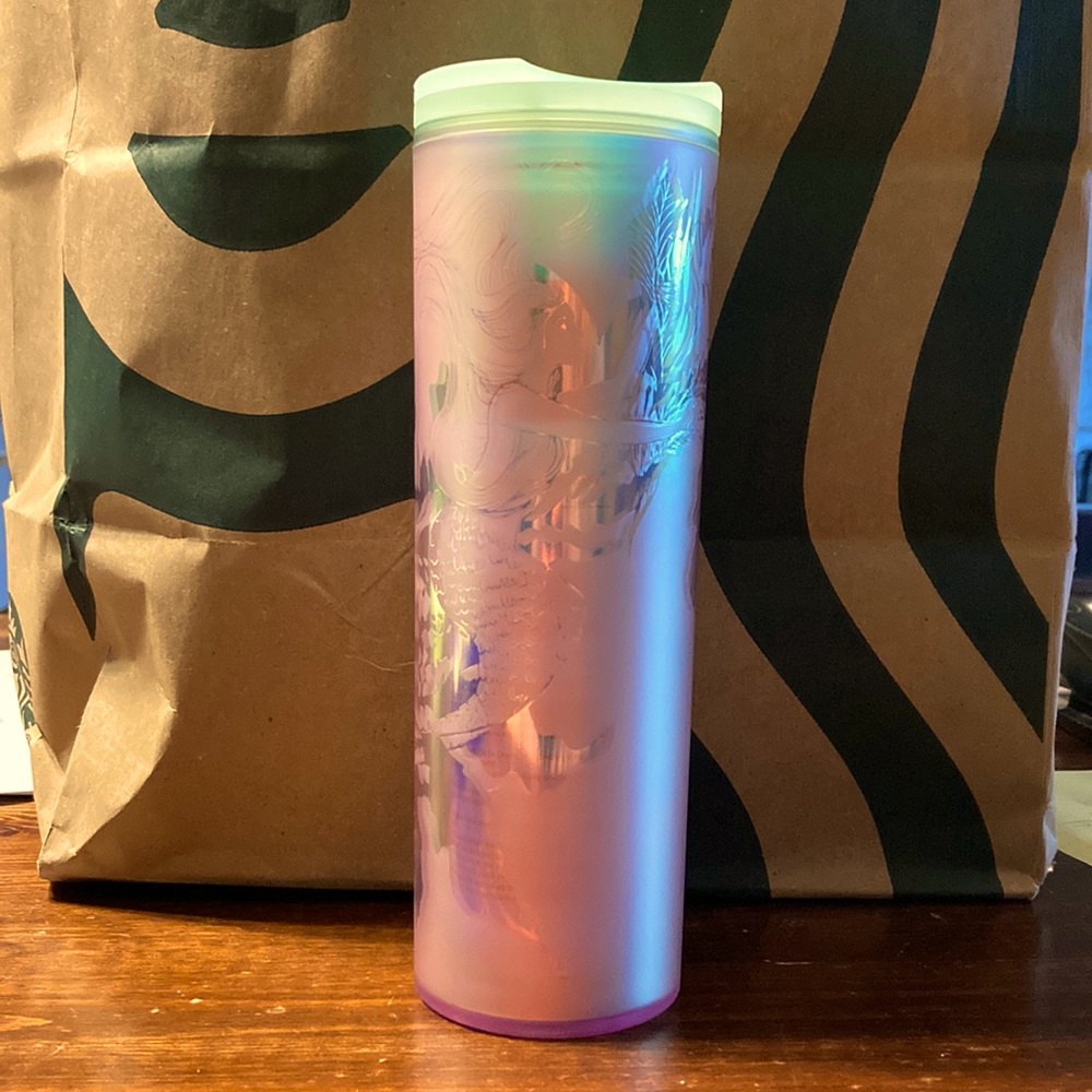 Starbucks NWT Siren Soft Touch Hot Cup Tumbler HTF